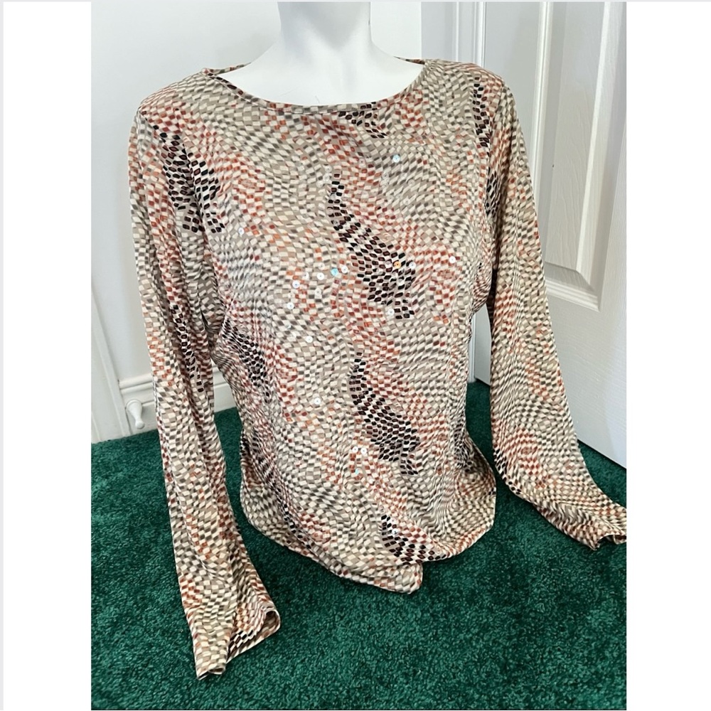 Quiet Shimmer on a Neutral Palette • Special Occasion Blouse • Jones New York - Picture 9 of 15